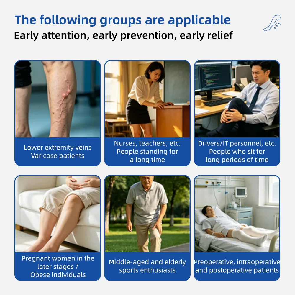 Microfiber Compression Socks Lightweight Thin Design - product detail 4