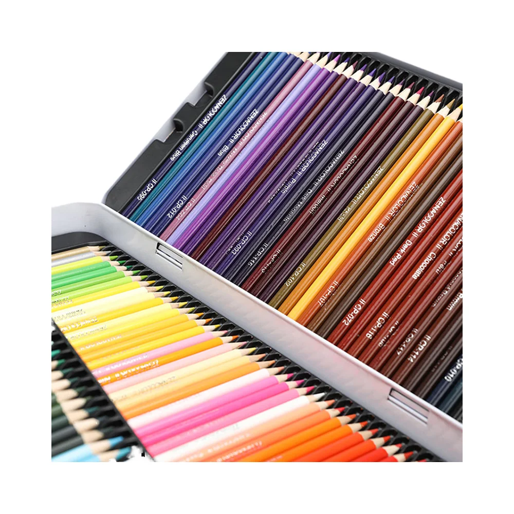 Заводские цветные карандаши 4 мм пастельные деревянные круглые Набор цветных карандашей для кожи лапы индивидуальные