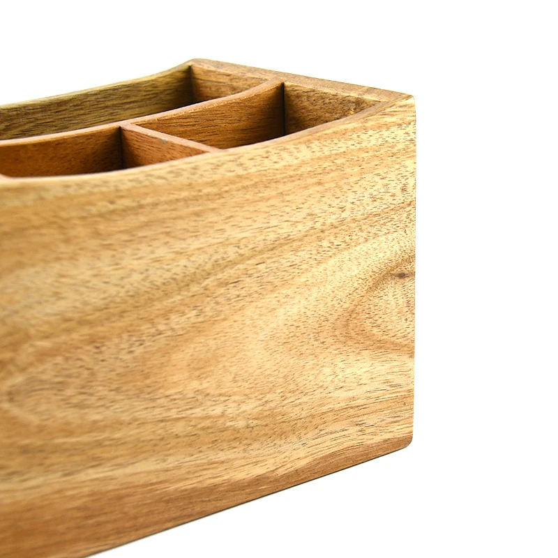 Special Cutlery and Utensil Holder Kitchen Utensil Caddy Bamboo Cutlery Caddy