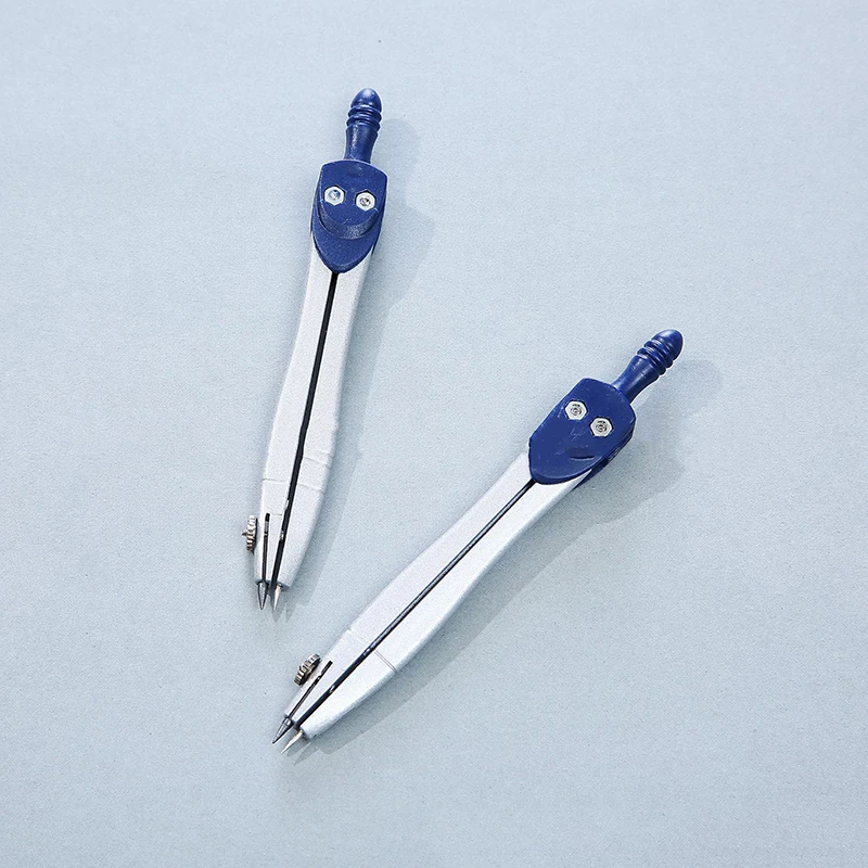 Горячая Распродажа Профессиональный новый дизайн школьный математический Компас для рисования набор фиксированного металлического