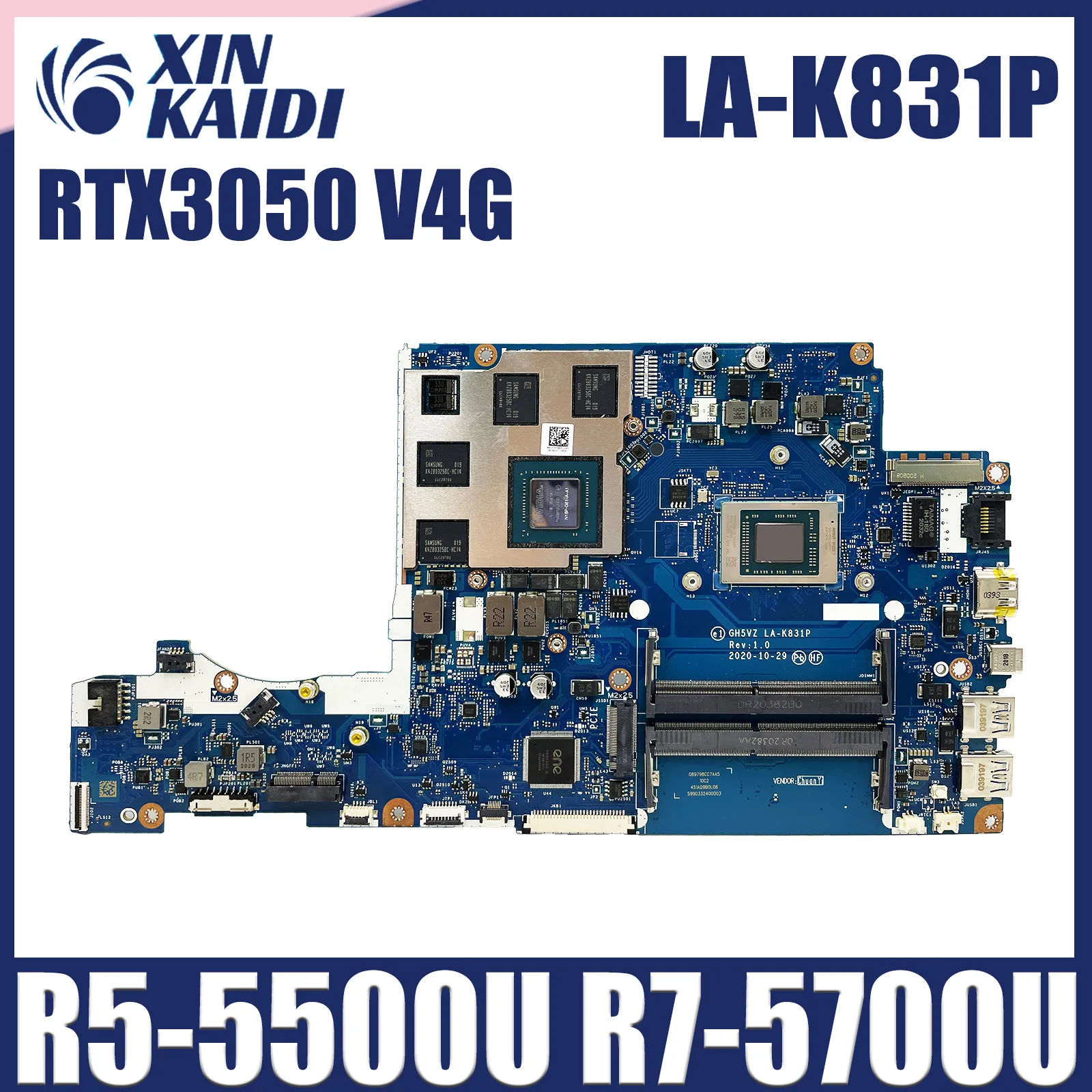 LA-K831P Mainboard for Acer Aspire 7 A715-42G Laptop