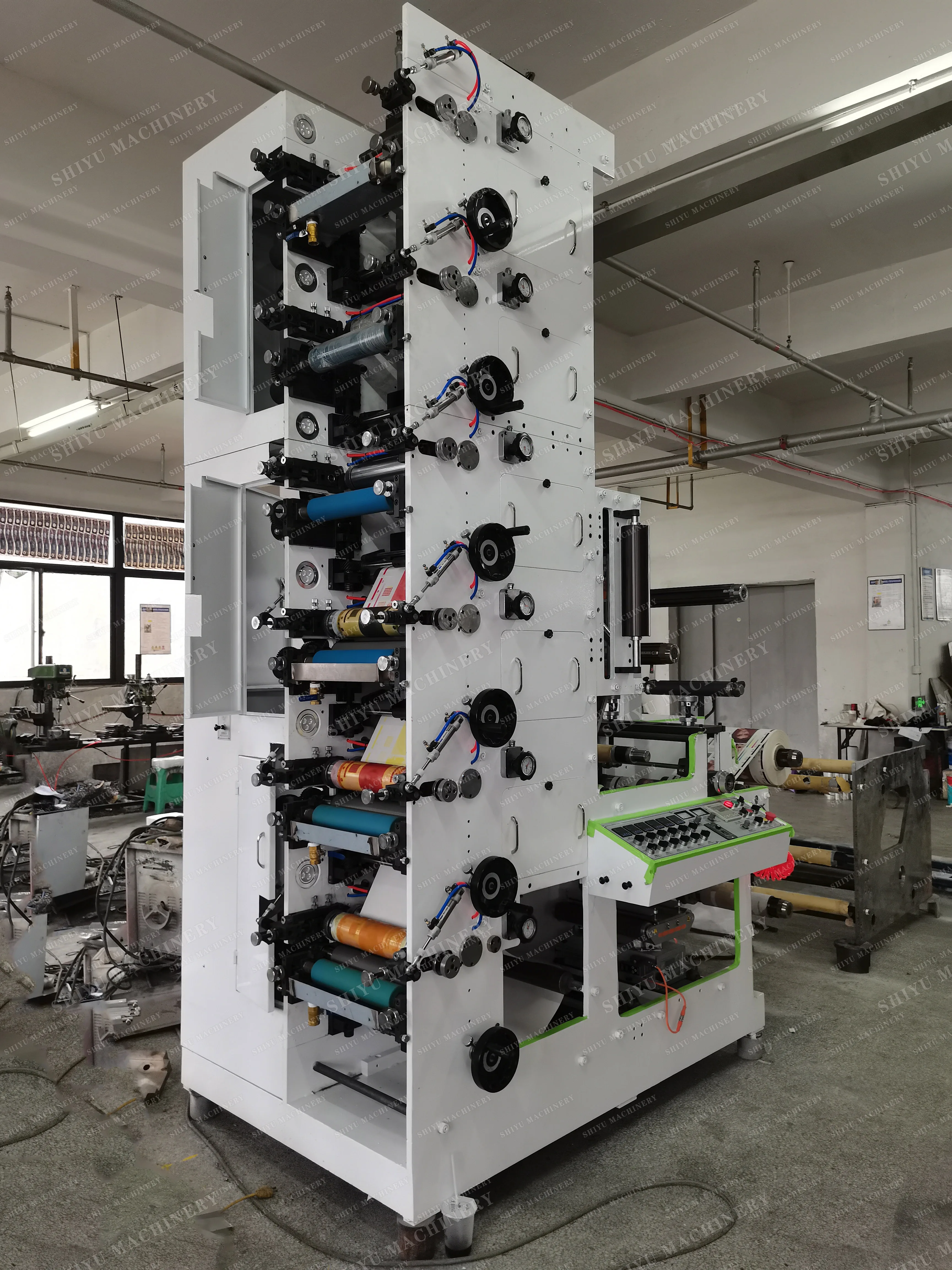 Flexo Label Printing Machine Adhesive Label Printing Machine With Die ...