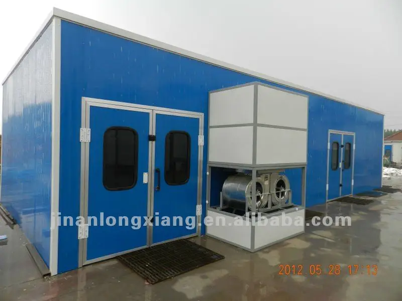 CE Approved Diesel Burner Electric Heating Paint Spray Booths Far-Infrared Heating for Wood/Water-Based Furniture Oven Painting