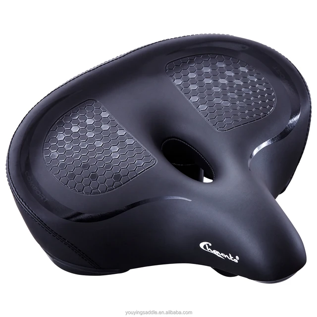 Oversize Bike Seat Bicycle Parts Breathable Wide Beach Bicycle Saddle