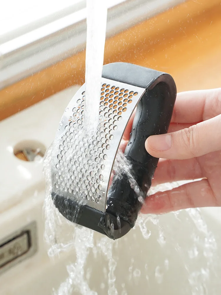 2023 New Design Premium Garlic Press Crusherstainless Steel Garlic