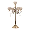 Portacandele a candelabri in oro 5 cm 84cm