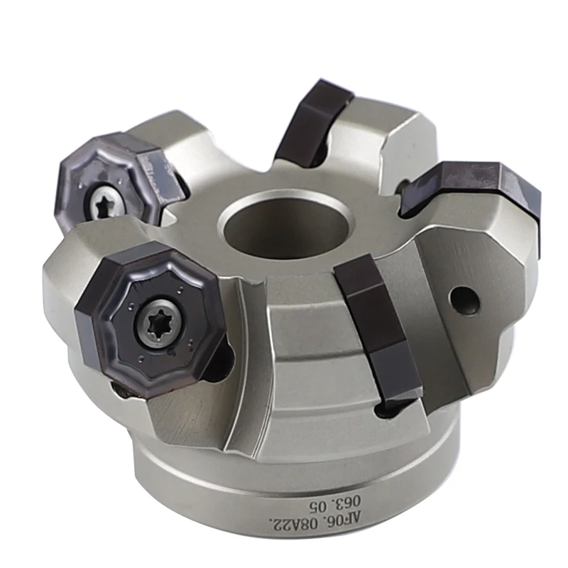 Metal Cutting Tools Indexable Face Milling Cutter Used in CNC Machining Center