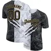 Graffiti Black-old Gold