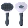Fine-needle comb cat paw style - gray