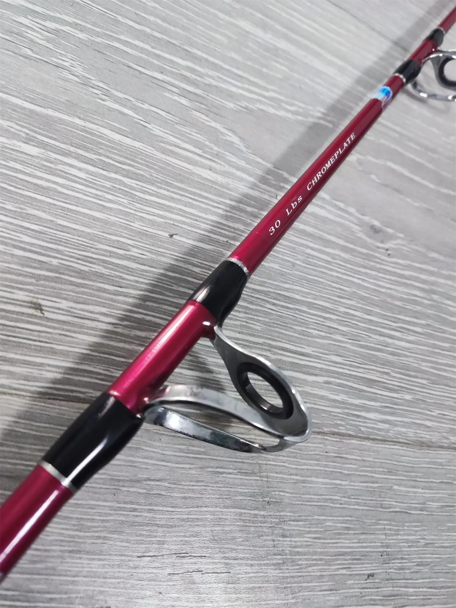 Heavy Duty Fiberglass Deep Sea Fishing Rod Game Trolling Rod With Turbo