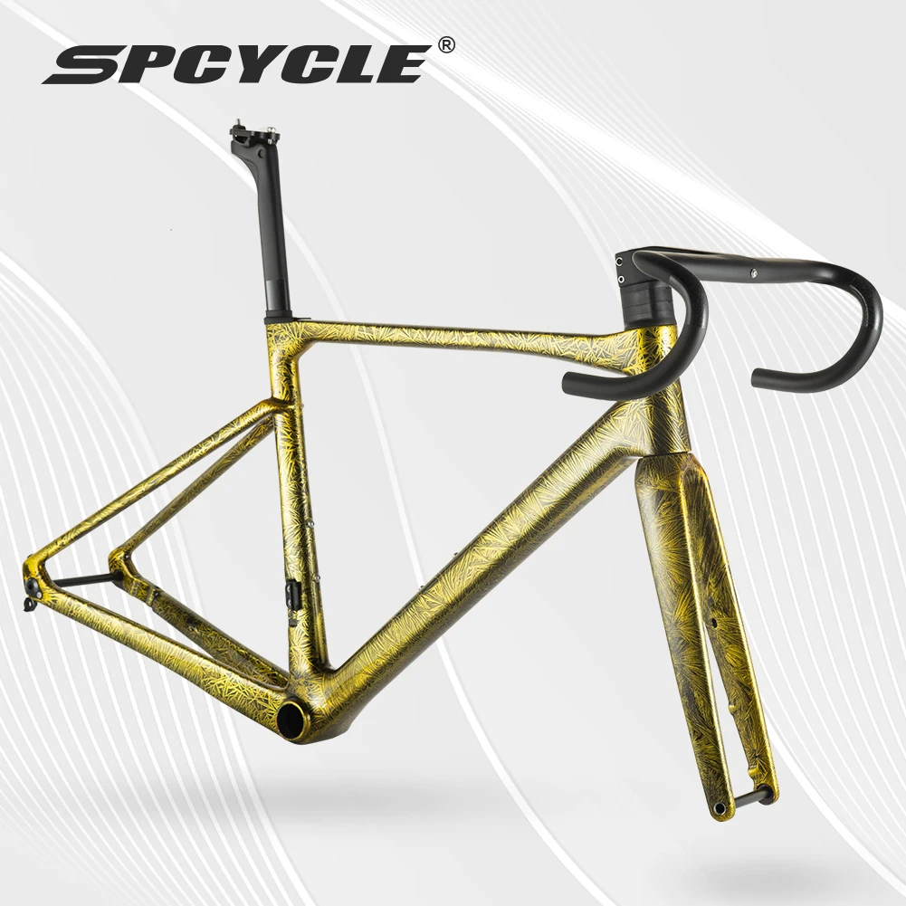 SPCYCLE T1000 Carbon Road Bike Frame - 700x32c Disc Brake