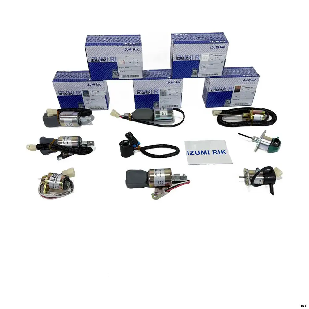 Engine Parts IZUMI RIK Stop Solenoid Valve for Doosan D34