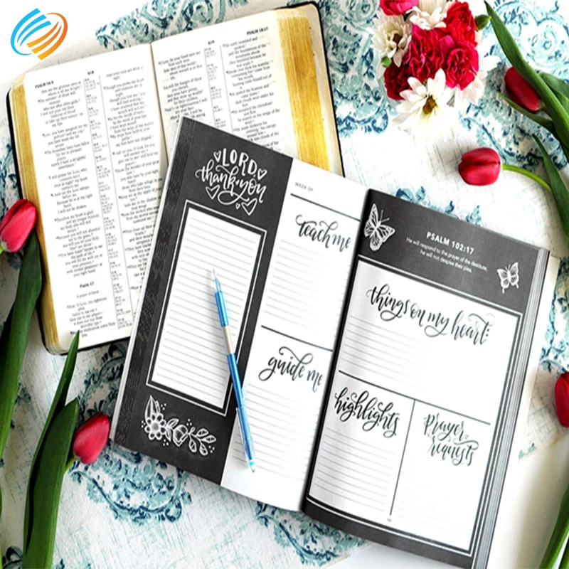 
 Необычный пользовательский спиральный блокнот Eccolo в твердой обложке для молитвенного журнала для женщин  