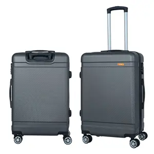 Wholesale American Travel ABS Hard Shell Trolley Koffer Lightweight Aluminum Tsa Lock Cabin Suitcase Sets Polyester Waterproof