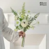 White dew lotus-round chrysanthemum-small dandelion