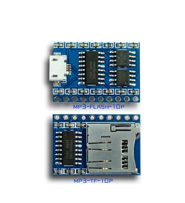 Taidacent MP3 FLASH USB Sound Card Module MP3 SPI Sound Player Board SD Card Voice Recording Module