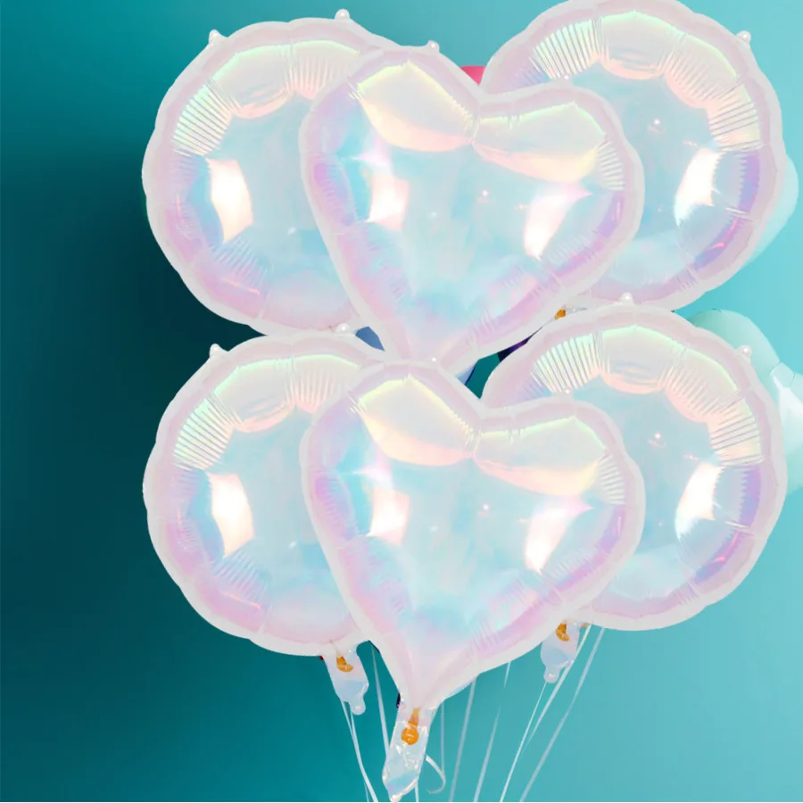Activity Party Dreamy Crystal Background Decoration Balloon Water Droplet  Transparent Rainbow Exploding Star Heart Foil Balloon| Alibaba.com, image size:900x900
