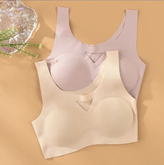 HYS23 pink seamless bra alternate view