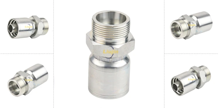 One piece hose fitting manufacture good quality custom hydraulic one piece fitting