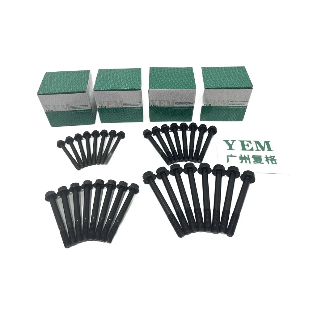 4TNA78 Machinery Cylinder Head Bolt for Yanmar Engine Repair Kit Universal Engine Parts