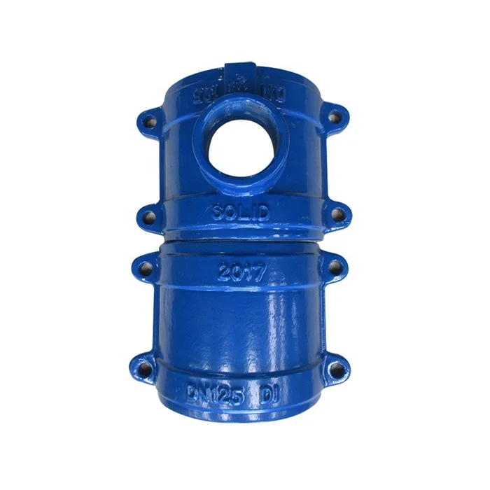 GGG50 Ductile iron pipe tapping saddle joint for pvc pipe