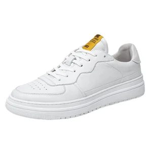 Men's Custom Lace-Up Running Shoes Casual Plus White Stylish Sports Fashion Trend Solid Color