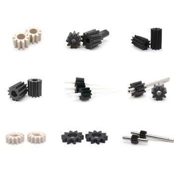 plastic PEEK gear parts Plastic small spur gears transmission PEEK gears