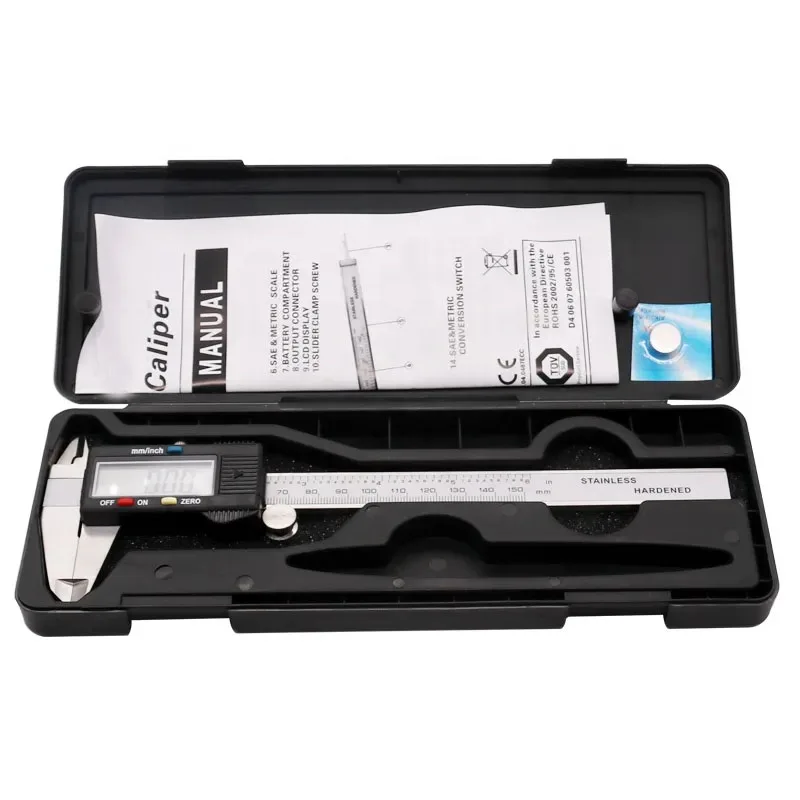 High Precision 0150mm 6inch Digital Caliper Micrometer Gauge With