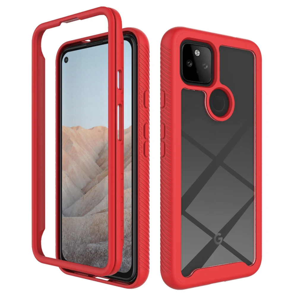 KANSi Cover per Xiaomi POCO X4 Pro 5G, Vetro Temperato [2 Pack] Custodie Silicone TPU 360° Rotante Anello Magnetica Anello Ring Supporto Bumper - Blu