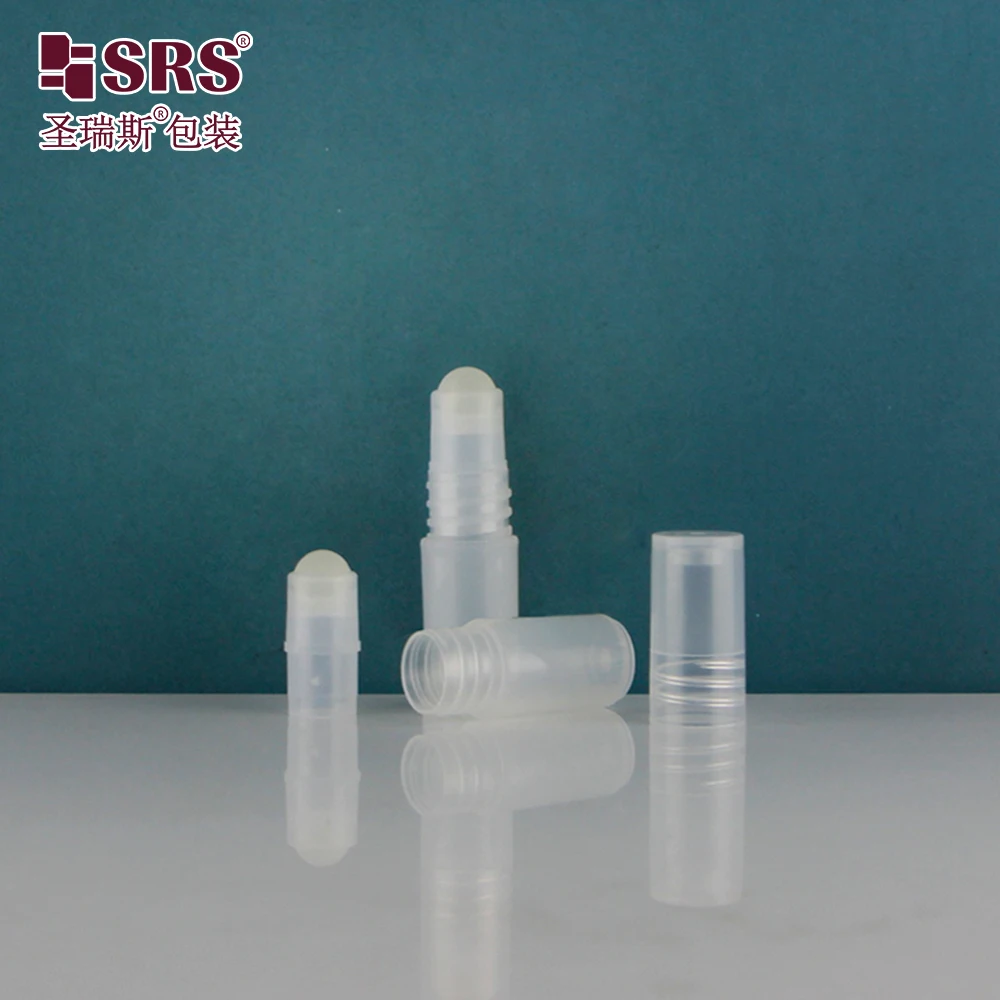 SRS Factory Customization Plastic Unique Design Plastic Roller Ball Container 3ml Bottle Roll On