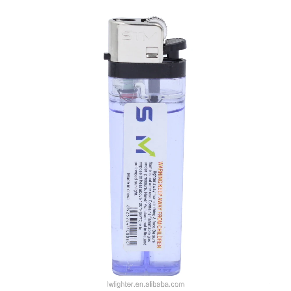 cigarette lighter disposable 80.5mm Disposable Plastic Flint Cigarette Lighter