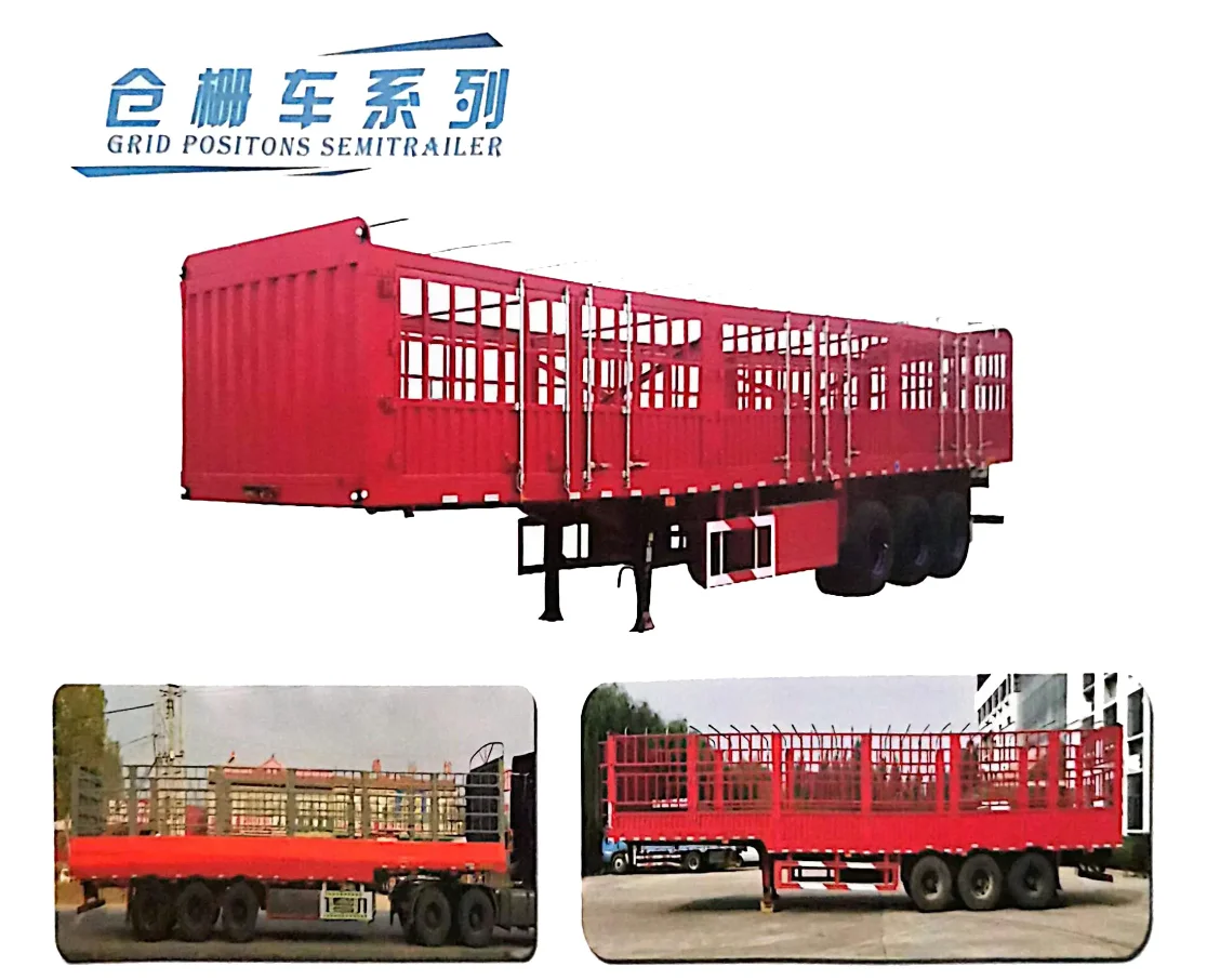 Flatbed Side Wall Truck Trailer Fence Cargo Semi Trailer - Buy Fence ...