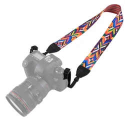 Factory OEM Retro Ethnic Style Multi-color Series Shoulder Neck Strap Camera Strap for SLR DSLR Action Cameras