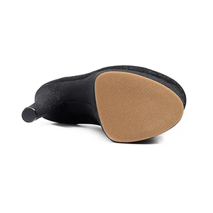 Ladies' High-Heeled Nightclub Catwalk Shoes Adult Indoor and Outdoor Wedding Party Dance Shoes Rubber Wear-Resistant Soles