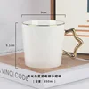 Gold handle white