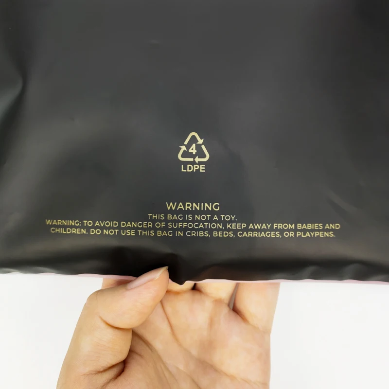 CPE Ziplock Bag Packaging Bags with Logo Recycled Plastic with Handle Wholesale Plastic Packaging for Clothing Package PE GRS manufacture