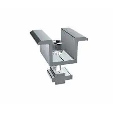 High Quality Solar Mid Clamp Anodized Aluminum Clamp Solar  Factory Direct Sale End Clamps for Solar Panel Mounting