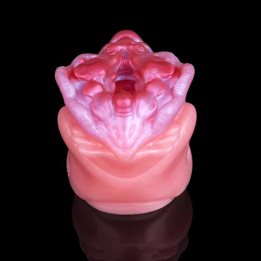 GEEBA Glans Vibration Trainer Fantasy Alien Pocket Pussy Penis Trainer Sex Toys for Man Penis Massage Stimulator Sex Machine