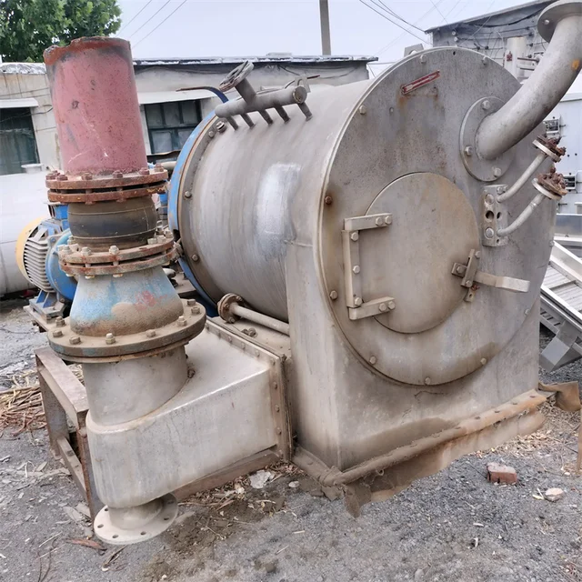 The pusher centrifuge is used for the separation of degreased oils in dairy products, etc