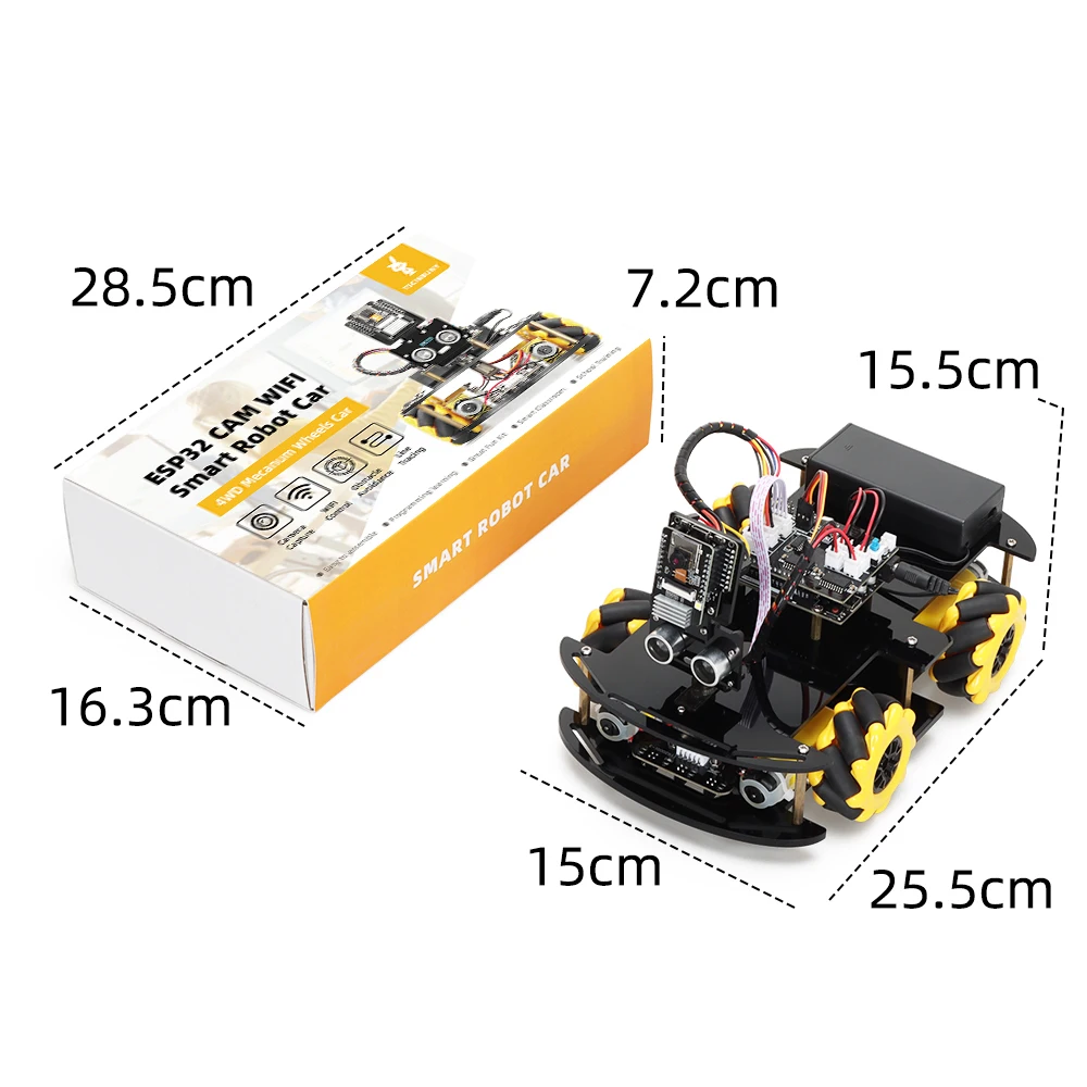 Tscinbuny Esp32cam Starter Kit Programmable Obstacle Avoidance Tracking ...