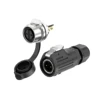 LP12-2P Male Plug + Panel Female Receptacle