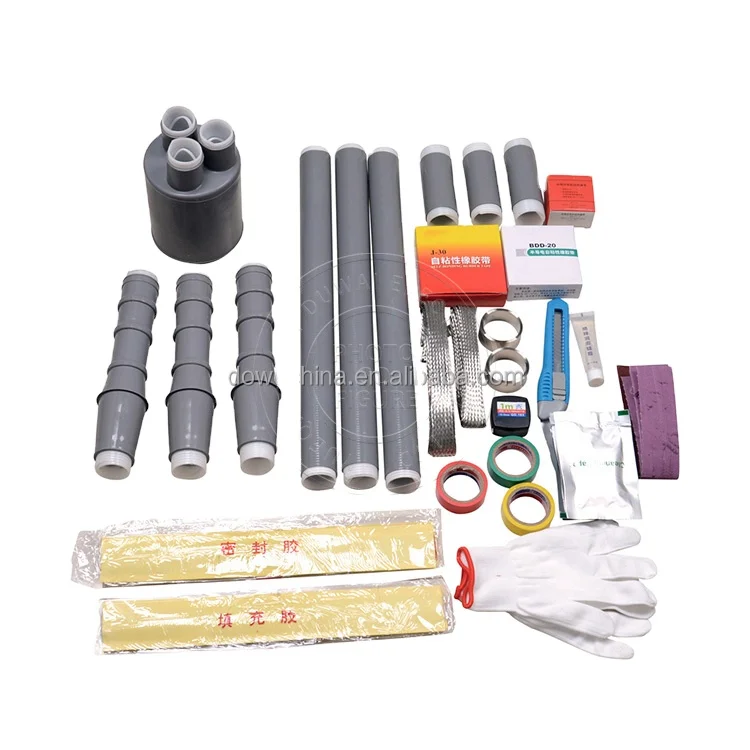 DUWAI Three Core Cold Shrink Indoor Cable Joint for 20kV Power Distribution