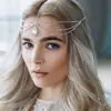 White gemstone pendant headband