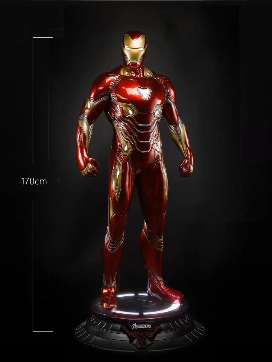 11 Life Size Mk50 Iron Man Sculpture With Led Lights Real Size Marvel