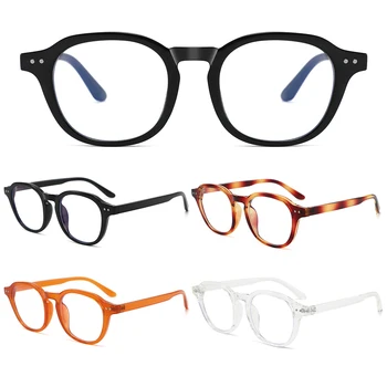 2023 New Fashion Eye Optical Glasses Trendy TR90 Anti-blue Light Eyeglasses Frames Unisex