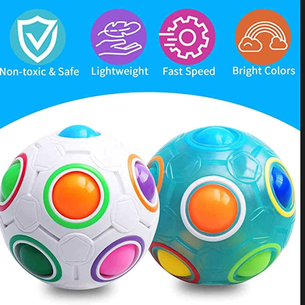 HTN - Palla Arcobaleno Spugnosa Giocattolo Squishy Stress Spremibile Giocattolo Carino Stress Da Stress Da Stress A Sollievo Di Alta Qualita Juguetes Giocattoli Giocattoli 8460910157973