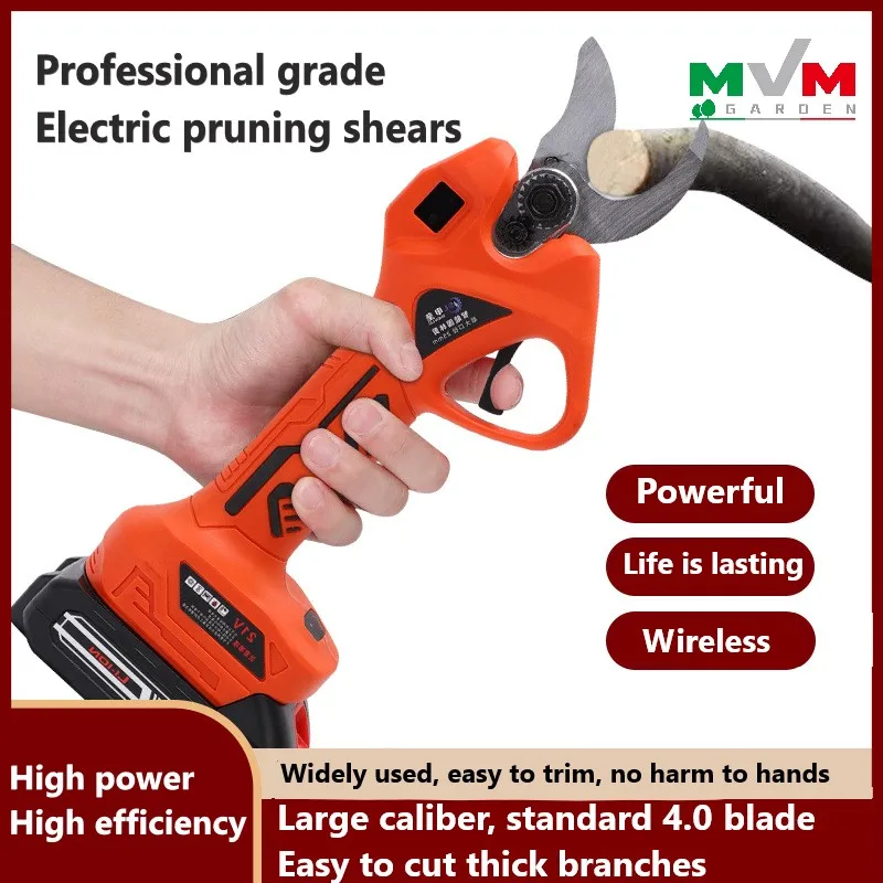 40mm 1.6inch Cutting Diameter Pruning Shears For Gardening Sharpener