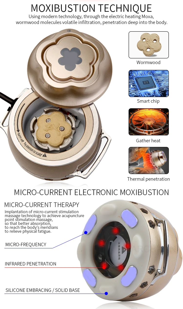 Warm Therapy Moxa Device Moxibustion Appliance