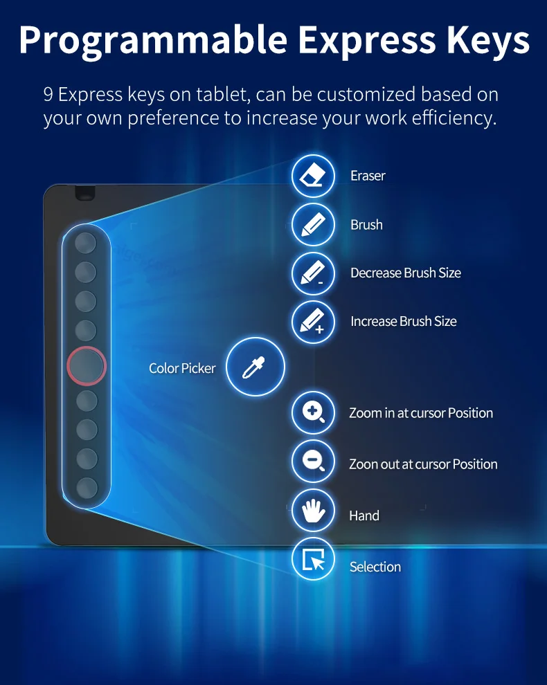 Factory Wholesale I6 Drawing Tablets Illustrator Graphic Tablet For