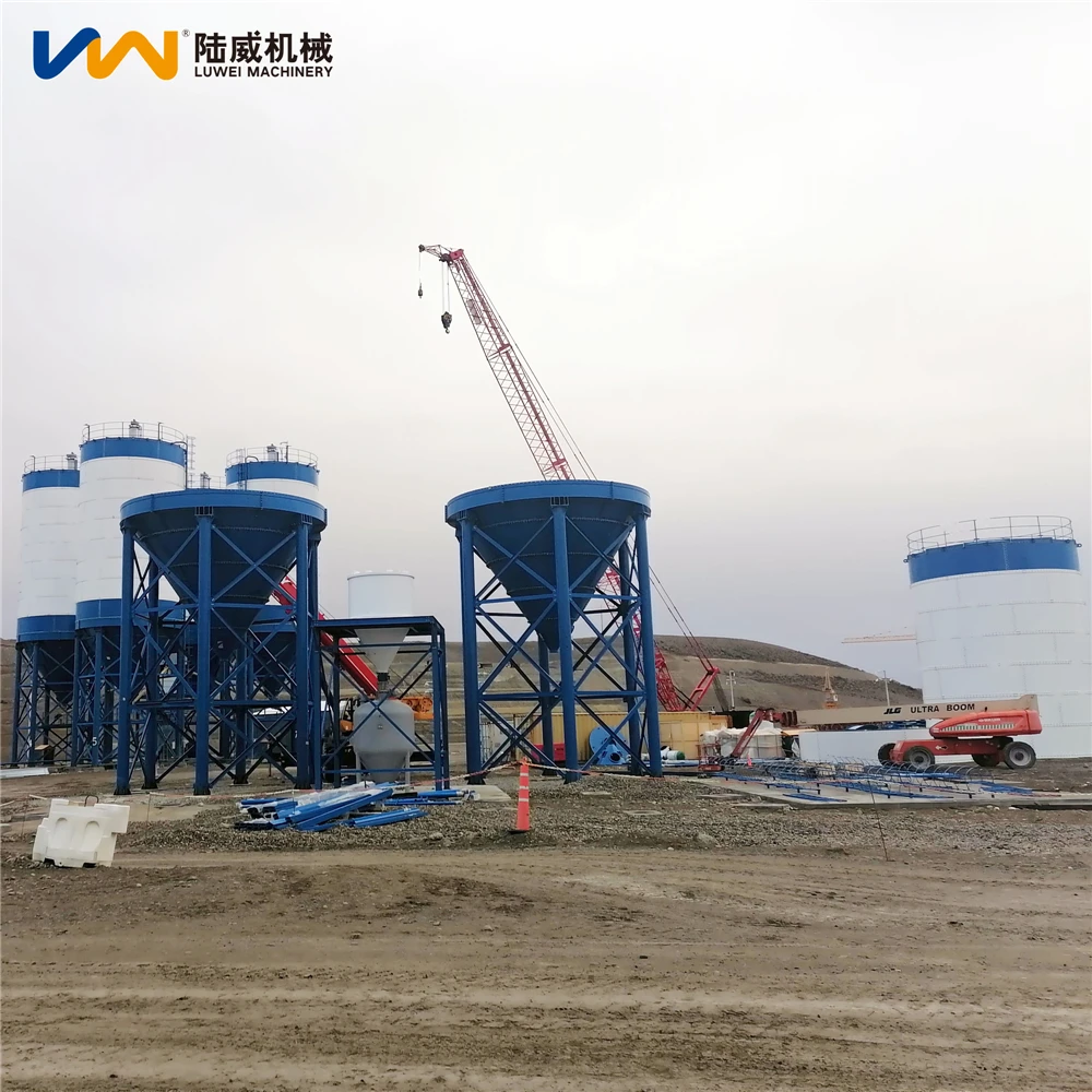 Cement Silo with Roof Structure and Steel Steel Structure